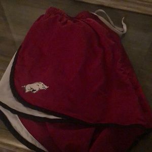 Razorback Nike shorts